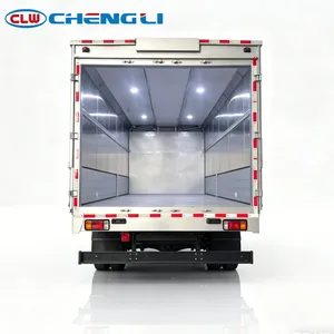 รถบรรทุกตู้ทึบแบบเปิดข้าง CLW 18T 6x4 สำหรับขนส่งสินค้า ใช้กับรถยกพาเลทและงานโลจิสติกส์ - Product Image 6