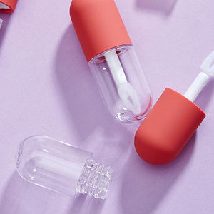 Groothandel Nieuwe Populaire Mini 4.5 Ml Pil Vorm Lipgloss Buis Lege Kleine 3Ml Sample Size Plastic <span class=keywords><strong>Capsule</strong></span> Lipgloss container - Product Image 2