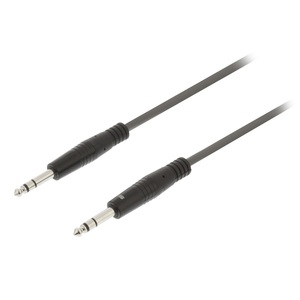 6.35mm <b>Stereo</b> Audio <b>Cable</b> Male To Male 5m Dark Grey - Product Image 1