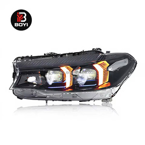 Faros Delanteros G30/G38 para BMW Serie 5 525i 530i 535i 540i 2018-2020, Actualización Estilo <span class=keywords><strong>F90</strong></span> M5, Luces LED Delanteras DRL, Accesorios Automotrices - Product Image 2