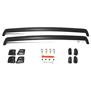 Barres transversales <span class=keywords><strong>de</strong></span> <span class=keywords><strong>toit</strong></span> <span class=keywords><strong>Tesla</strong></span> <span class=keywords><strong>Model</strong></span> Y Srumdy Factory Direct, en aluminium ABS noir argenté, style OEM, compatibles 2021-2023, étanches, 50 kg - Product Image 1