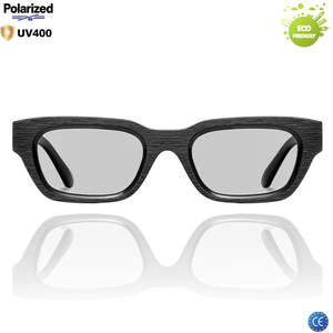 VISION PLUS Lunettes de soleil de luxe haut de gamme unisexes, polarisées, protection UV400, anti-éblouissement, lunettes en acétate, tendance - Product Image 1