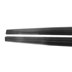 Minigonne laterali in vera fibra di carbonio per <span class=keywords><strong>BMW</strong></span> serie <span class=keywords><strong>4</strong></span> F32 F33 F36 sportive 2014-2019 MP stile auto in fibra di carbonio F32 F33 F36 gonna laterale - Product Image 2