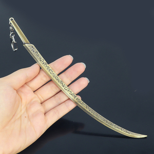 Chaude basse quantité minimale de commande <span class=keywords><strong>Elden</strong></span> anneaux lame prothétique de Malenia 22cm alliage COS accessoires jeu périphériques métal épée porte-clés - Product Image 5
