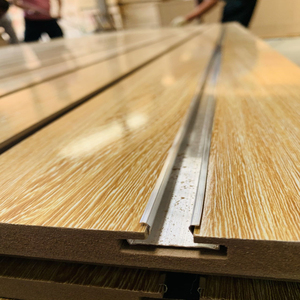 Pannelli <span class=keywords><strong>MDF</strong></span> Scanalati <span class=keywords><strong>18mm</strong></span> 4x8ft E1 Resistenti all'Umidità per Uso Interno in Supermercati - Product Image 5