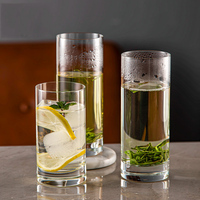 Verre à thé glacé, verre à boisson, verre à cocktail personnalisé, verre à mojito, gobelet droit, design classique, qualité alimentaire