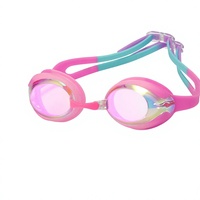 Lunettes de natation de compétition en silicone imperméables pour jeunes, idéales pour les activités aquatiques, lunettes de natation sportives tendance pour enfants, vente en gros