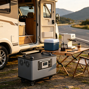 Centrale Électrique Portable Solaire pour le Camping, Chargeur Portable, Station de Recharge Solaire, Réchaud Portable Alimenté par l'Énergie Solaire - Product Image 1