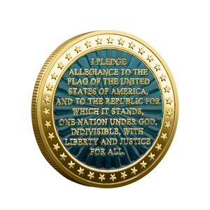 Moneta Commemorativa Placcata <span class=keywords><strong>Oro</strong></span> del Corpo dei Marines Americani 'America Screaming Eagles', Regalo da Collezione per Veterani USA - Product Image 4