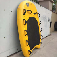 Planche gonflable durable de traîneau de sauvetage de surf de sauveteur de PVC de conception classique pour la formation de sécurité