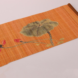 Alfombrilla de Bambú Impermeable para Té, Accesorios para Set de Té Kung Fu, Alfombrilla para Residuos de Té, Alfombrilla de Bambú para Té Zen con Diseño de Loto - Product Image 3