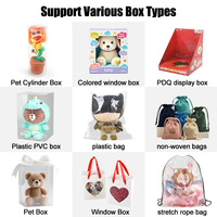 Peluche ours bouclé doux et mignon, jouet en peluche personnalisé pour la Saint-Valentin, jouet animal en peluche, compagnon pou