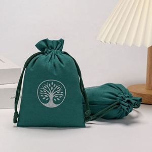 Hot Sales Organic Cotton Bag Custom Plain Gift Wrapping <b>Drawstring</b> <b>Pouch</b> Bag - Product Image 2