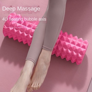 Rullo in schiuma EVA per fitness ed esercizi yoga, a forma di mezzaluna cava, con asta massaggiante - Product Image 1