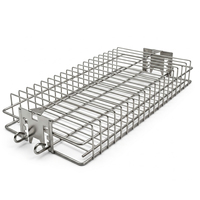 Panier de rôtissage universel en acier inoxydable pour barbecue, cage à brochettes plates pour poisson, poulet, légumes, outils de barbecue