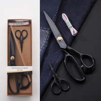 Kits de couture professionnels 9 "ensemble de couture robuste SK5 ciseaux de tailleur en acier au carbone petits ciseaux à fil pour ateliers