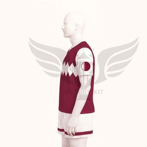 Maillot de football personnalisé du Qatar, ensemble d'uniformes de football à séchage rapide, maillot de football sublimé - Product Image 3