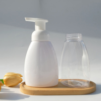 Bouteille vide transparente en PET pour savon liquide moussant 250ml 300ml, flacon distributeur de mousse en plastique avec pompe