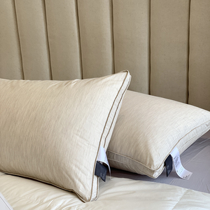 Hữu Cơ Chất Lượng Cao Len Cảm Thấy Gối Úc Len Tùy Chỉnh Nhà Sản Xuất Đường Viền Gối Khách Sạn Sang Trọng Giường Gối - Product Image 4