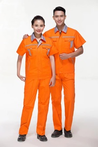 2025 nuovo Design riflettente <span class=keywords><strong>lavoro</strong></span> uniformi personalizzabili manica corta abiti da <span class=keywords><strong>lavoro</strong></span> da giardino con Logo - Product Image 2