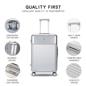 OMASKA - Juego <span class=keywords><strong>de</strong></span> <span class=keywords><strong>Maletas</strong></span> <span class=keywords><strong>de</strong></span> <span class=keywords><strong>Viaje</strong></span> para PC al por Mayor, con Doble Cremallera, <span class=keywords><strong>de</strong></span> Alta <span class=keywords><strong>Calidad</strong></span>, <span class=keywords><strong>de</strong></span> 20, 24 y 28 Pulgadas, para Mujer - Product Image 3