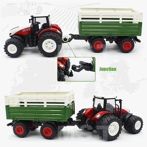 Quy mô 1/24 <span class=keywords><strong>2</strong></span>.4GHz điện tử máy kéo trang trại Xe Tải xe đồ chơi điều khiển từ xa máy kéo Đồ chơi RC trang trại máy kéo thiết lập - Product Image 3