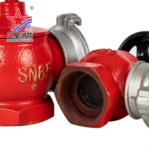 Fire Fight Products Landing Valve Flange Type Fire Hydrant Brass 2.5'' 65mm Made Of Cast Iron Or Pig Iron 20-48 Bar SN50 SN65