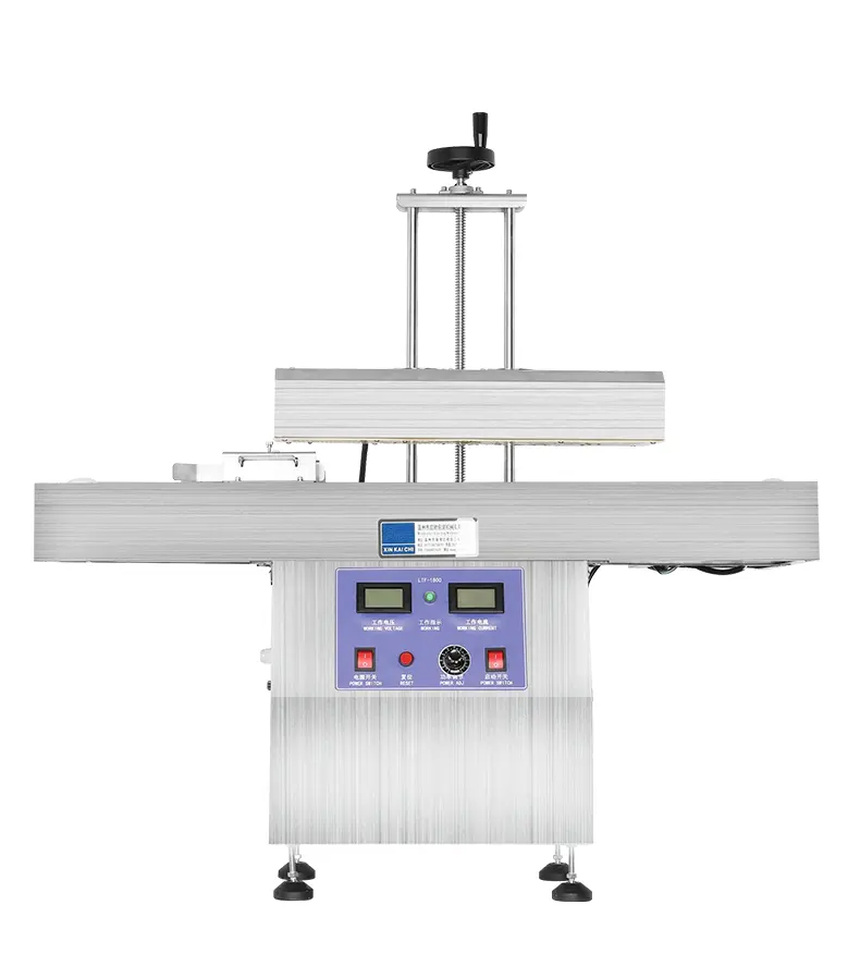 LTF-1800プラスチックおよびガラス瓶アルミホイル蓋連続誘導シーラーシール機