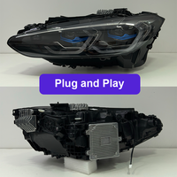 Accesorios para Automóviles SJC, Faros Delanteros Estilo Láser para BMW G22 G82 G80 RGB Multicolor, Luces de Circulación Diurna DRL, Control por Aplicación
