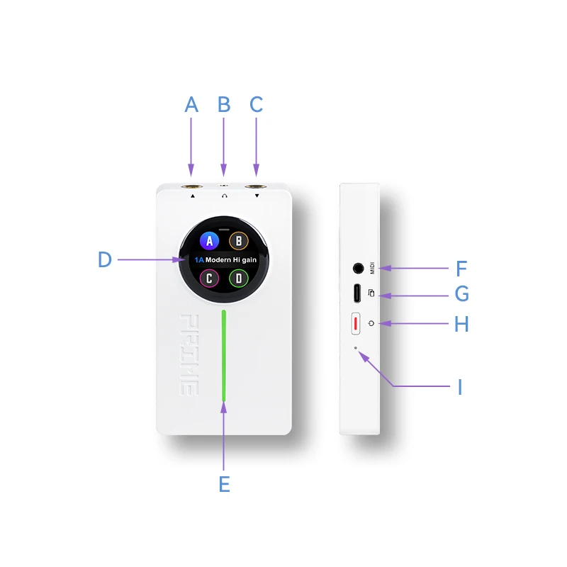 Mooer Prime P2 - Portable Smart Effect Player for Guitar
