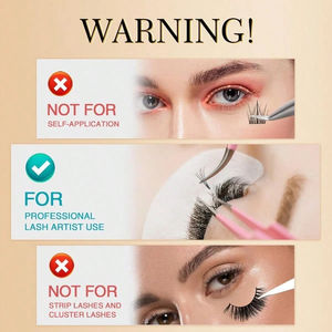 Dragon Fast Dry 0.5s Strong Waterproof Alcohol Free Long Lasting Black Color <b>Individual</b> Lash Extension Liquid Glue 5ml Private - Product Image 4