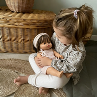 Poupées reborn Yeezwood, nouvelles, 30 cm, corps entier en silicone vinyle, pouvant cligner des yeux, poupées reborn en silicone souple pour filles