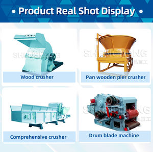छोटे डीजल इंजन लकड़ी अपशिष्ट चिप क्रशर मशीन मुख्य मोटर और असर घटकों के साथ बहुक्रियाशील - Product Image 3