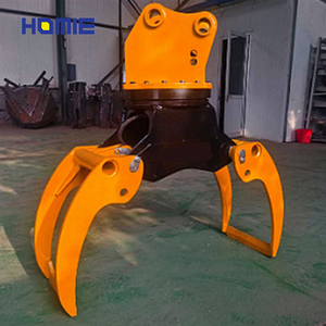 <span class=keywords><strong>Mini</strong></span> bois de forêt attaquent avec le rotateur hydraulique 1 tonne 3ton 5 tonnes 6 tonnes 10 tonnes 12 tonnes pour l'excavatrice/chargeur/tracteur - Product Image 5