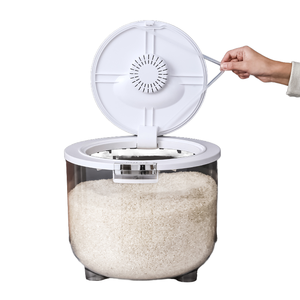 กล่องเก็บข้าวสารขนาดใหญ่ ป้องกันแมลงและความชื้น ฝาปิดแน่น ใช้งานง่าย สำหรับห้องครัว - Product Image 4