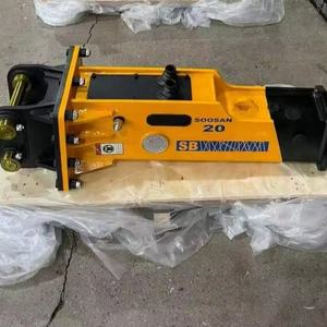 Martillo hidráulico tipo caja SB 20 de alta calidad para miniexcavadoras, cargadora de dirección deslizante Bob Cat, Motor fuerte para rocas duras - Product Image 1