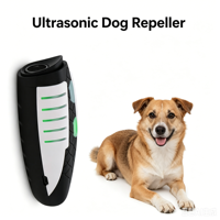 Solider, wiederaufladbarer Ultraschall-Hundevertreiber aus ABS-Material – Handgehaltener Bellkontroll- und Abschreckungsgerät für die Outdoor-Verteidigung gegen Angriffe