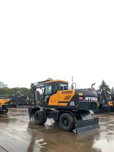 Excavadora de Ruedas de 15 Toneladas HW155 Hyundai con Motor y Bomba Laidong, Precio de Fábrica en China, Certificación CE, 1 Año de Garantía - Product Image 5