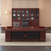 Chef de bureau de luxe moderne Mobilier de bureau en bois convertible conçu en Chine pour hôtel, école, hôpital et appartement