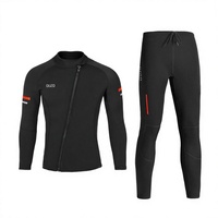 Combinaison de plongée thermique 15 mm, deux pièces, ensemble complet, pour adultes, hommes et femmes, manches longues, anti-froid, protection solaire, surf, toutes saisons