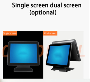 Hot 15 inch dual-màn hình khách hàng quét mã tất cả trong một <span class=keywords><strong>Android</strong></span> tiền mặt đăng ký hệ thống POS - Product Image 4