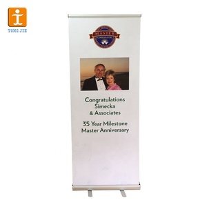 Venta al por mayor impresión personalizada 200x200 85cm <span class=keywords><strong>x</strong></span> 80cm pancarta enrollable o pancarta retráctil para exposición y evento de Feria Comercial - Product Image 4