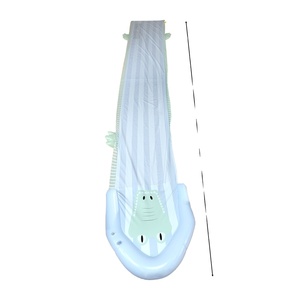 Jardin extérieur Triple Racer glissade d'<span class=keywords><strong>eau</strong></span> et toboggan gonflable extérieur jardin toboggan arroseur <span class=keywords><strong>tapis</strong></span> anti-éclaboussures pour enfants adultes - Product Image 1