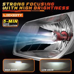 110W H4 alluminio bianco freddo lampadina LED nero Plug-Play fari auto lampadine moto 13200lm prestazioni più brillanti 6000k nuovo - Product Image 5