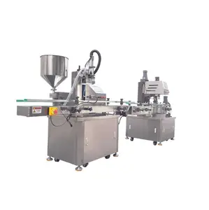 JF equipment vial bottles capping machine equipment water bottle filling capping and labeling machine