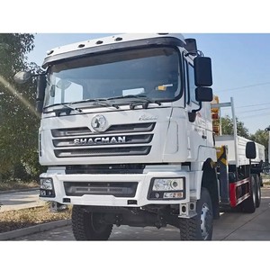 Camion grue Shacman 6x4 de 12 tonnes avec grue à flèche droite à 5 sections de 14 tonnes, pompe hydraulique et engrenages - Product Image 3