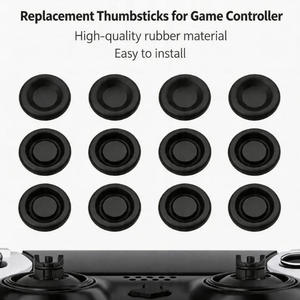 4 Alturas, 3 Superficies Intercambiables, Palancas de Mando para Control <span class=keywords><strong>PS5</strong></span> Edge, Grips Negros, Tapas de Palancas Analógicas ThumbsGear de Plástico - Product Image 2