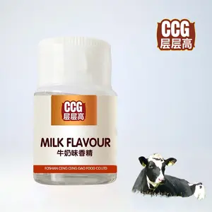 Halal Iso Fabriek Groothandel Melksmaak Vloeibaar Sap Van Hoge Kwaliteit En Sterk Geconcentreerde Smaak 5Kg Voor Ijs