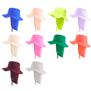 All'ingrosso <span class=keywords><strong>di</strong></span> alta qualità per bambini cappelli a secchiello a tesa larga con stringa <span class=keywords><strong>di</strong></span> due dimensioni cappelli <span class=keywords><strong>di</strong></span> pescatori in Nylon - Product Image 2