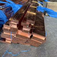 Barre plate en cuivre TP1 Cuivre pur de qualité supérieure